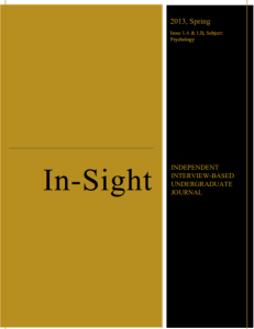 1.A & 1.B, Subject - Psychology
