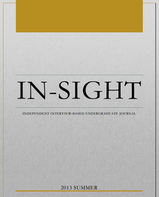 In-Sight: Independent Interview-Based Journal | In-Sight Publishing