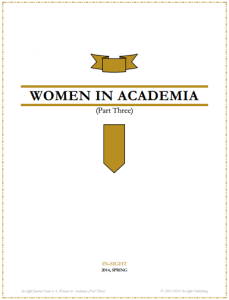 Issue 4.A, Idea - Women in Academia (Part Three)