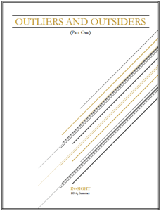Issue 5.A, Idea - Outliers and Outsiders (Part One)