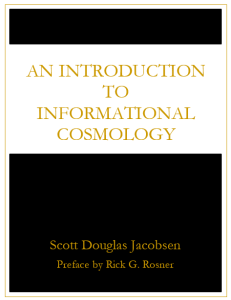An Introduction to Information Cosmology [Academic]