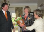 Edie receiving Knight in the Order of Orange-Nasssau award – April 26th 2014
